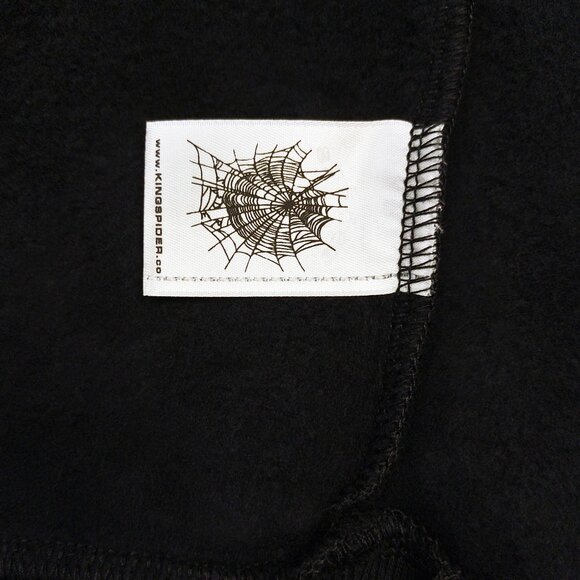 Sp5der Phantom Web Hoodie Sweatshirt Black | Spider Worldwide - Picture 6 of 7